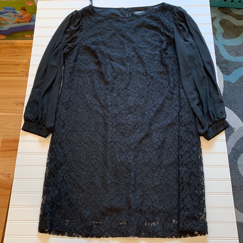 Black Lace Dress 20W - Extremely Good/Great Condition!